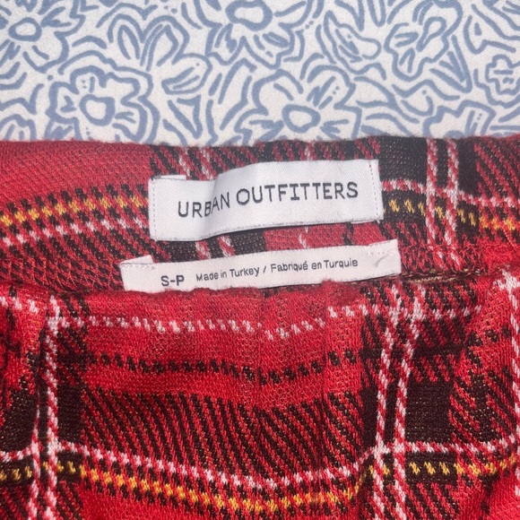 UO Red Plaid Pants - Picture 4 of 7